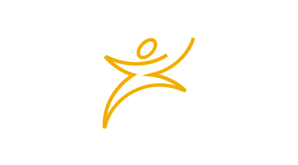 Illustration of a person from Cerezyme® (imiglucerase) logo